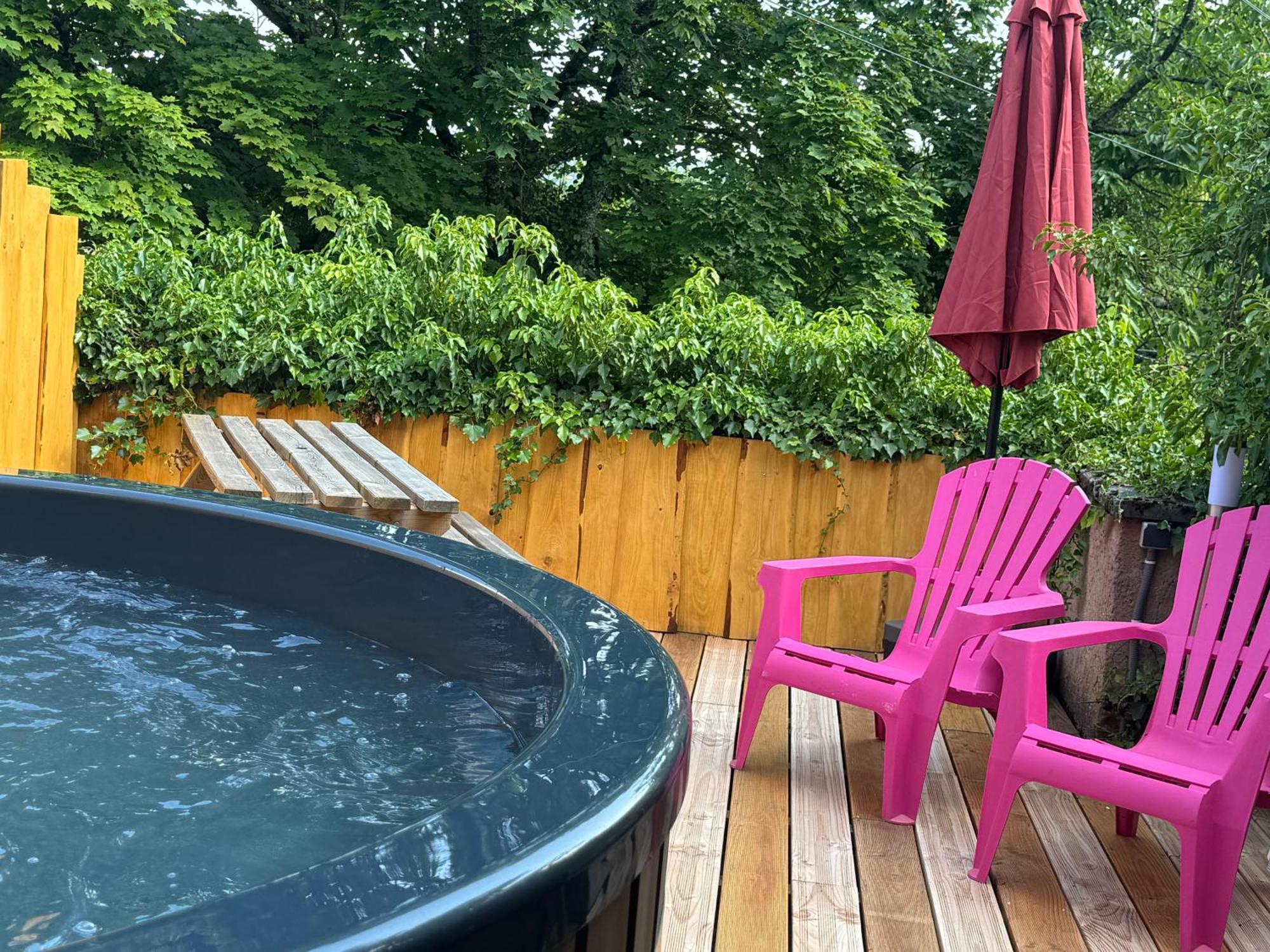 Gite Au Manoir Des Sens Avec Bain Nordique Jacuzzi Bergheim Εξωτερικό φωτογραφία